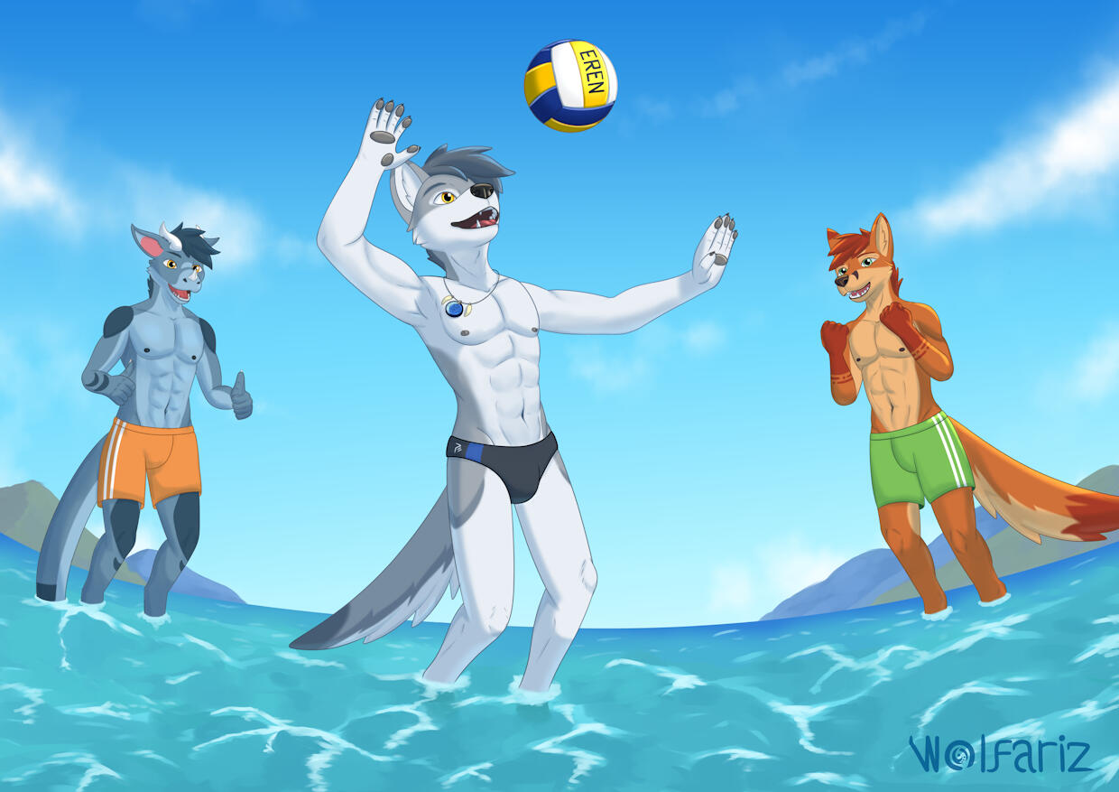 Anthro style, complex BG, extra characters Anthro style, complex BG, extra characters